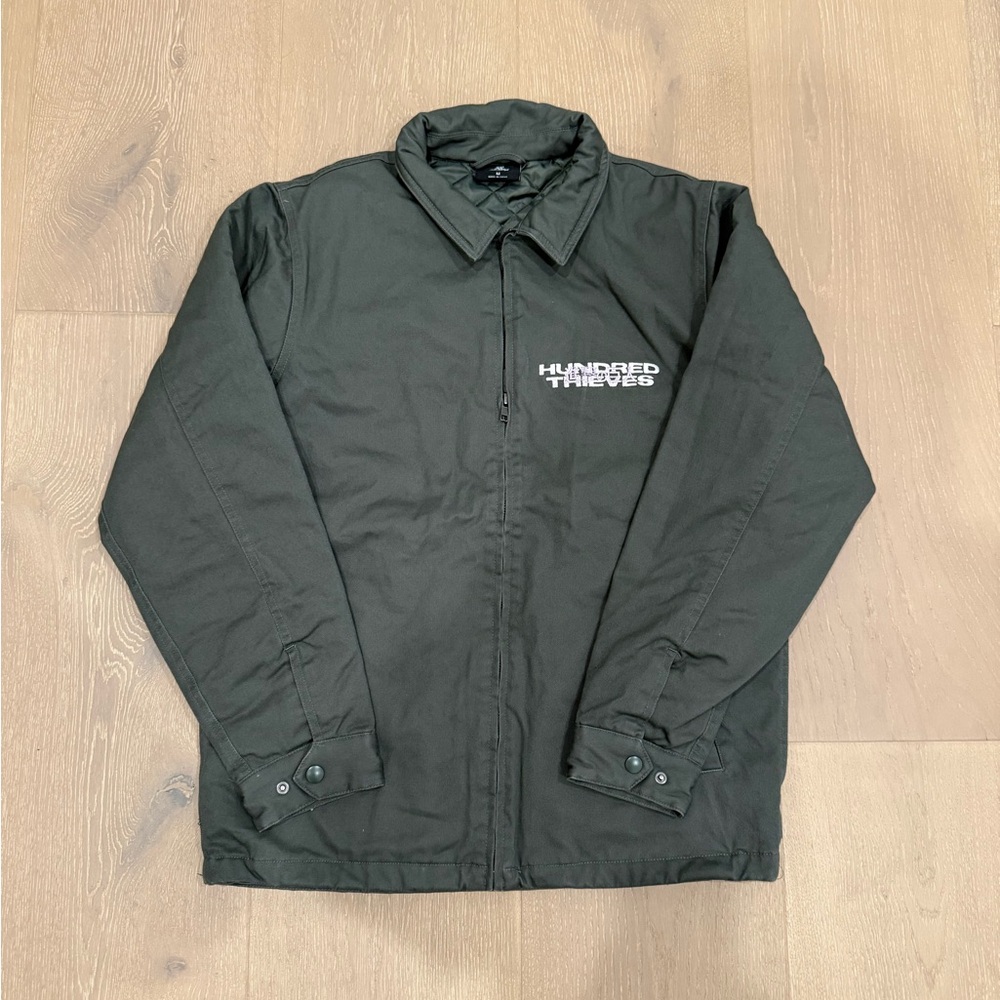 100 Thieves x Attack on Titan Green Jacket